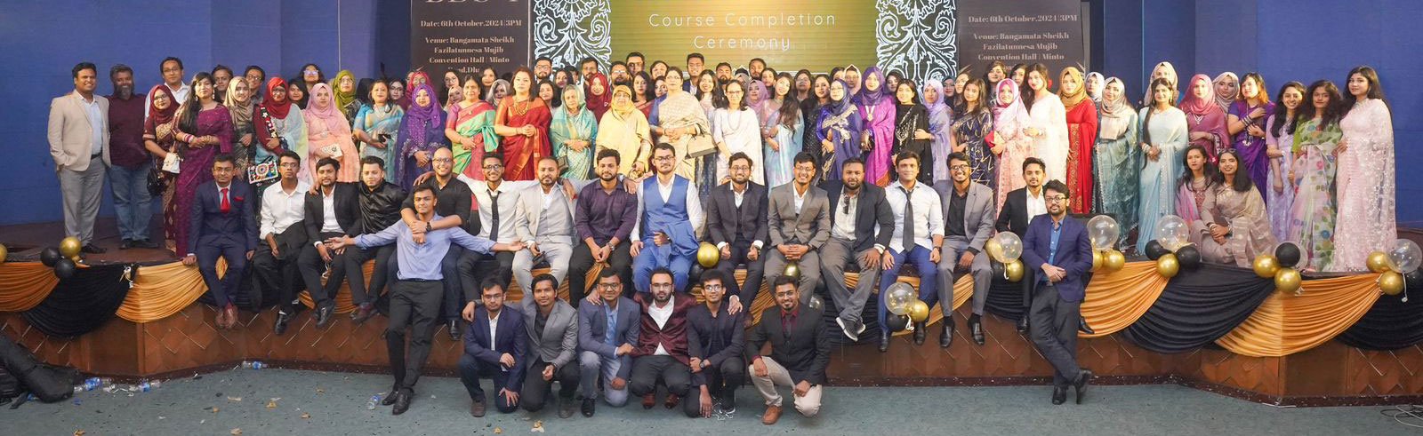 Course completion ceremony of IM18 and BDS4